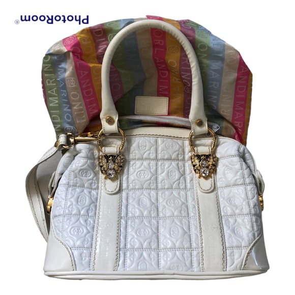 Marino Orlandi Hand Made Classe LineMO Leather Shoulder bag EUC Authentic - Picture 3 of 11